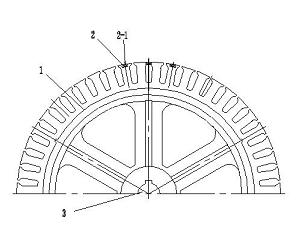 Insulation process of motor stator punching sheet for electric vehicle