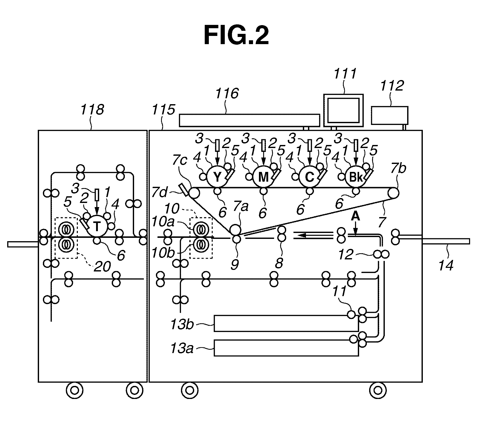 Control apparatus and image forming system for applying a transparent toner in an area where an image is to be formed