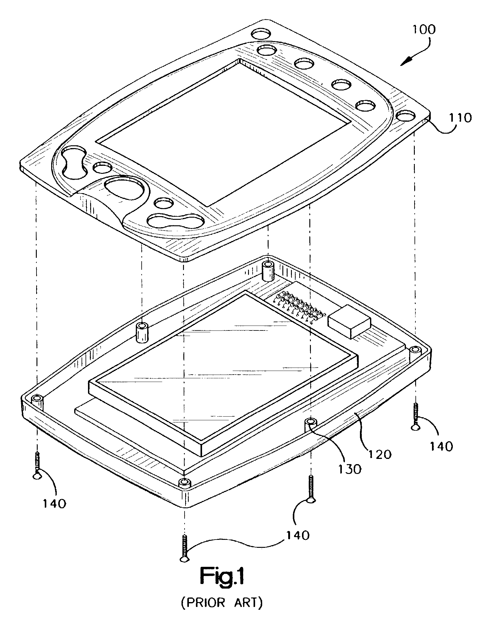 Rugged design for hand held mobile terminals