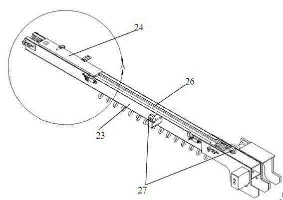 Flat material loading device