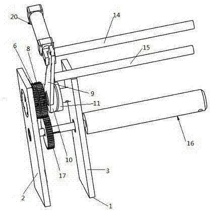 Mechanical full-automatic tension coiling device