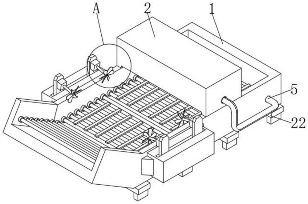 Cooling device for forming soldering tin bar