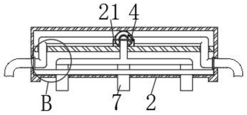 Cooling device for forming soldering tin bar