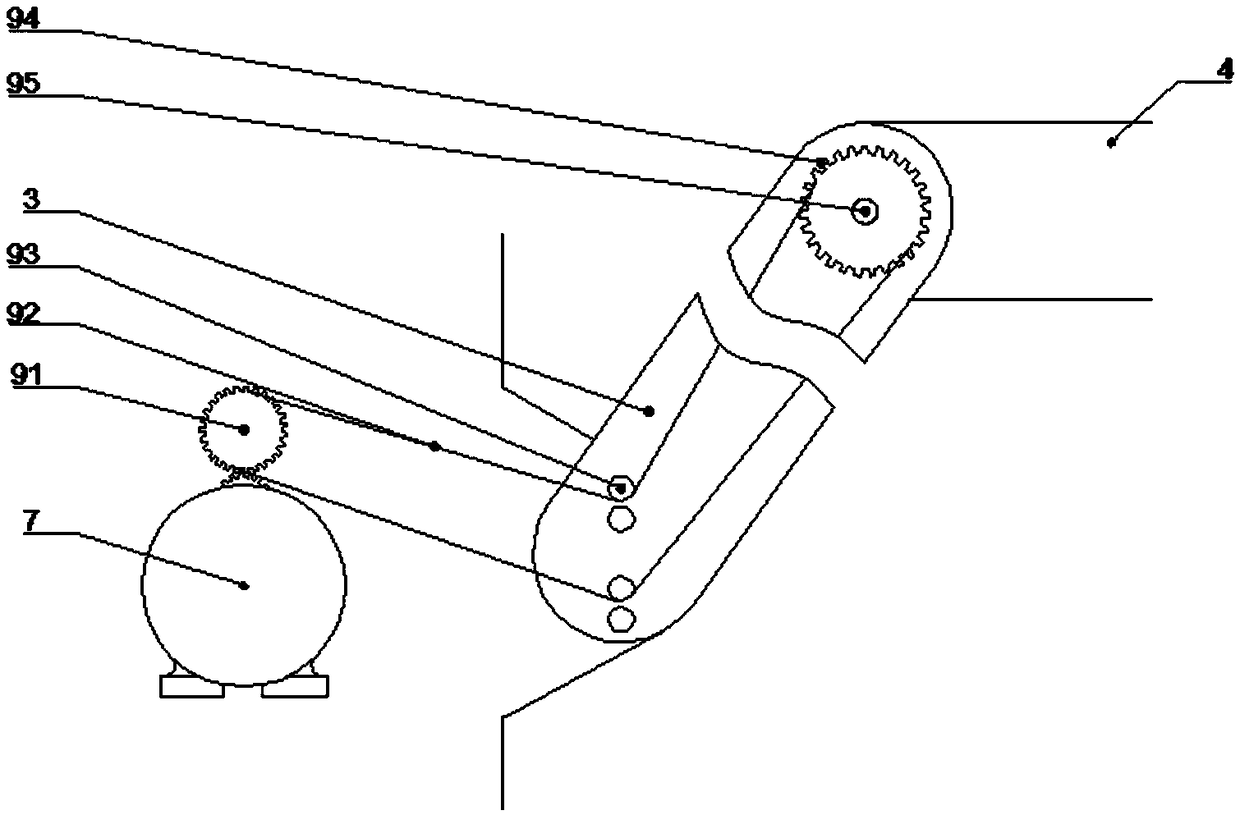 Welding mechanical arm capable of preventing sparks from splashing and working method of welding mechanical arm