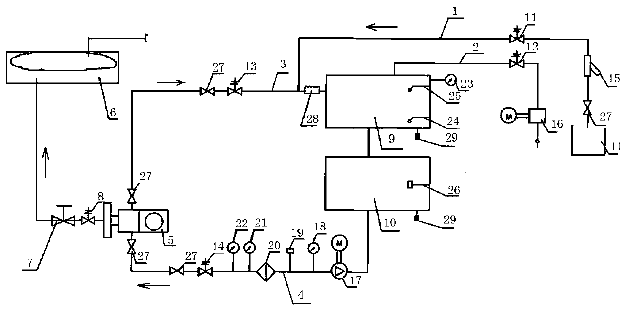 Online vacuum oiling device for oil conservator and using method of online vacuum oiling device