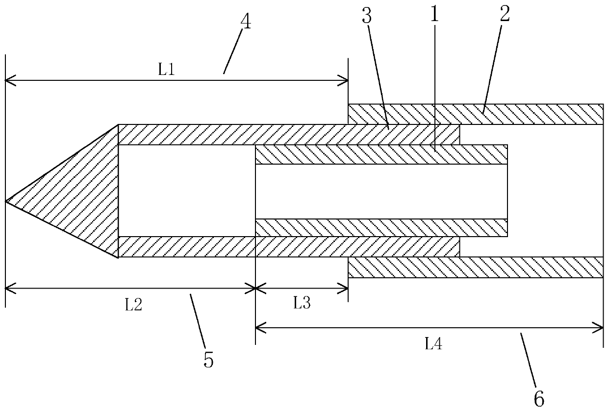 Adjustable cryoablation needle