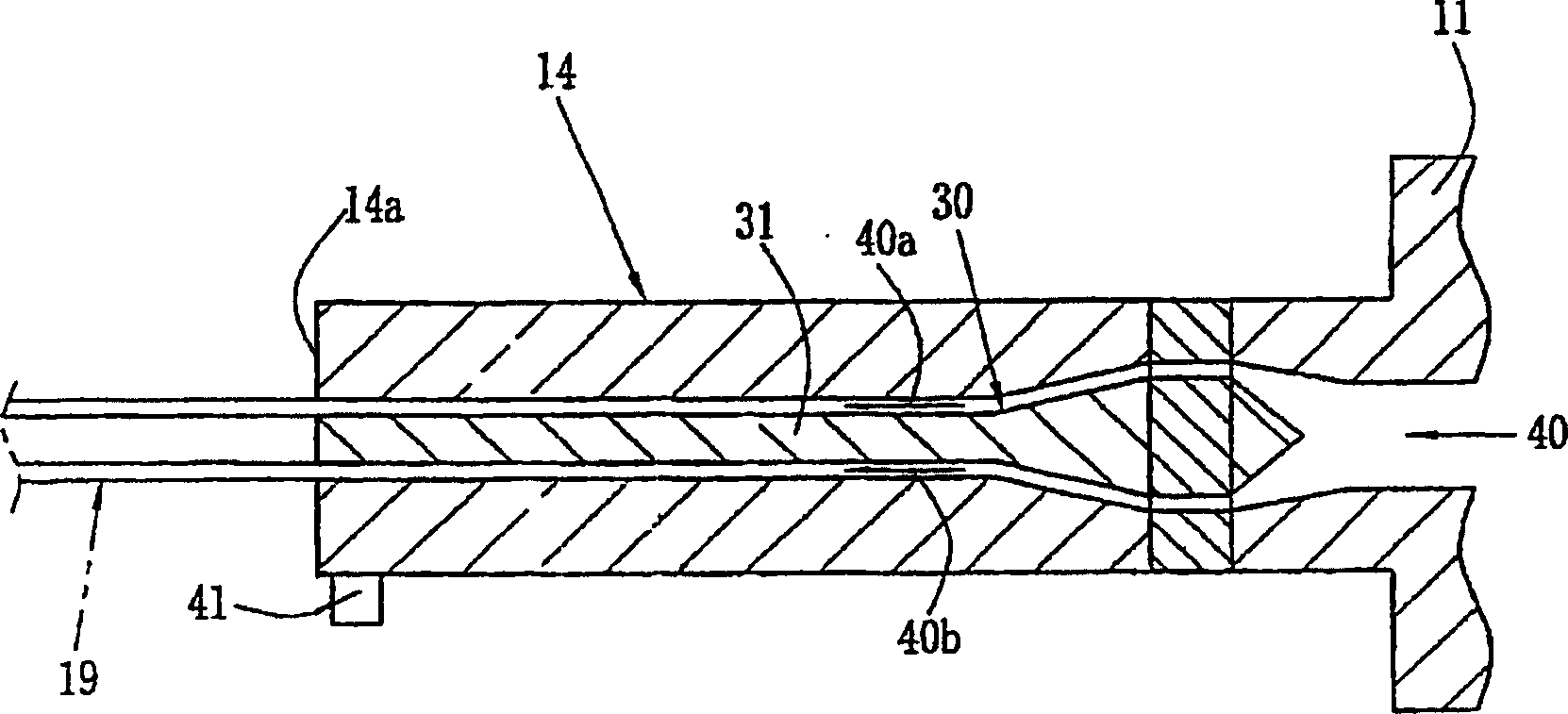 Preform for producing plastic optical components, method of fabricating the preform, and plastic optical fiber