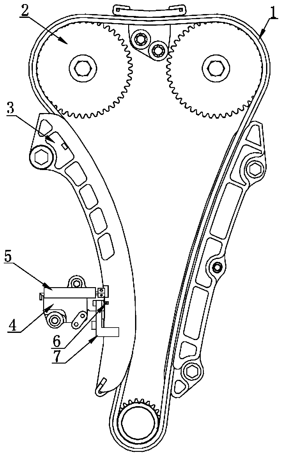 Testing structure and method for engine timing system dynamic performance