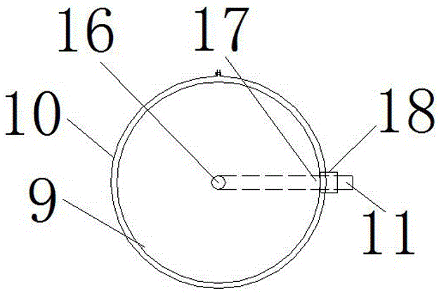 Test device for splitting tensile fracture under impact-static-hydraulic coupling effect of rock and test method