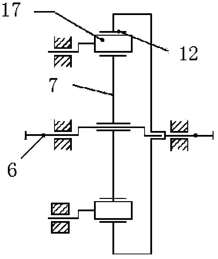 Cycloidal pin wheel speed reducer