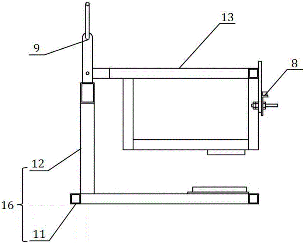 Bridge structure dynamics testing device