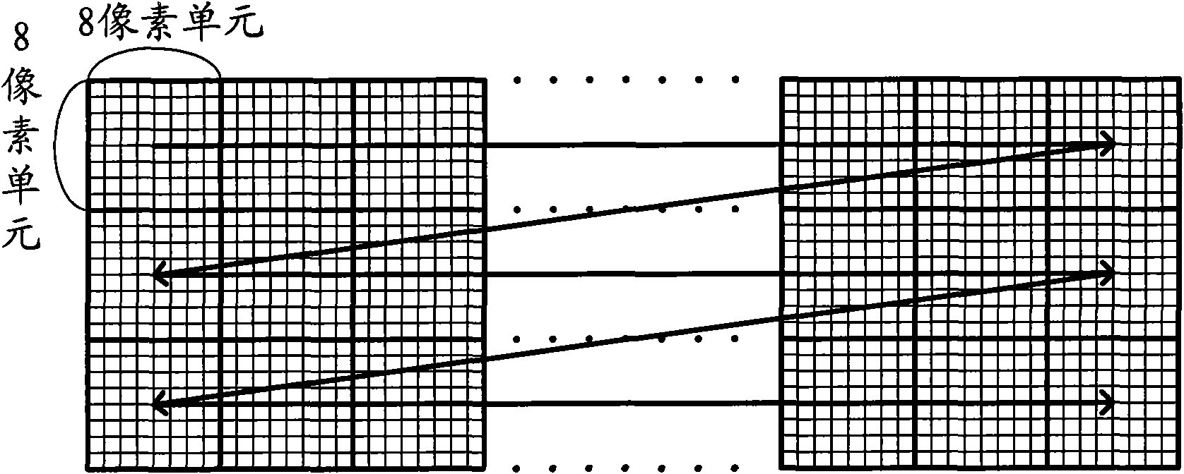 Image data processing method and device for image sensor