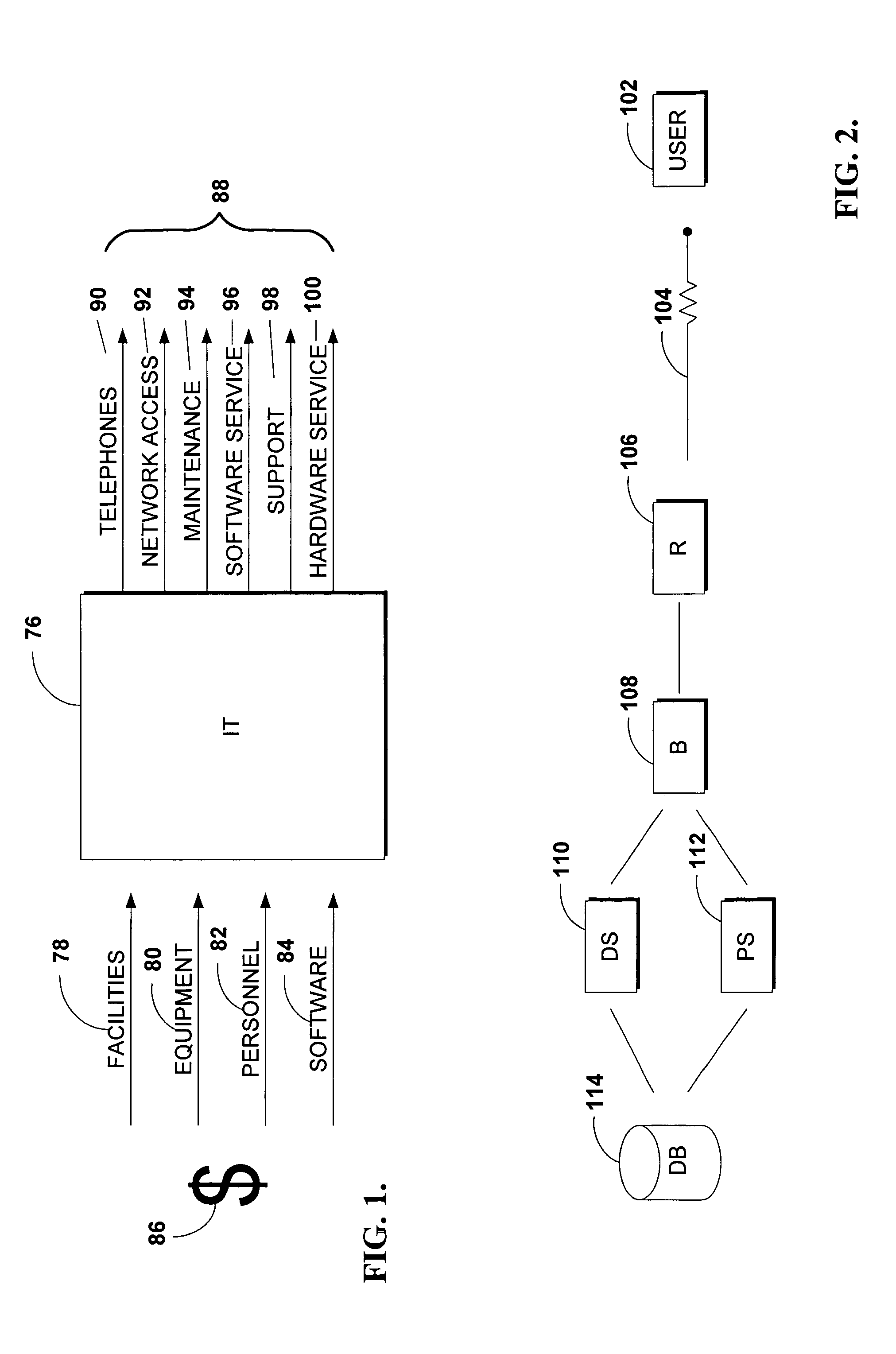 Method and structure for assigning a transaction cost