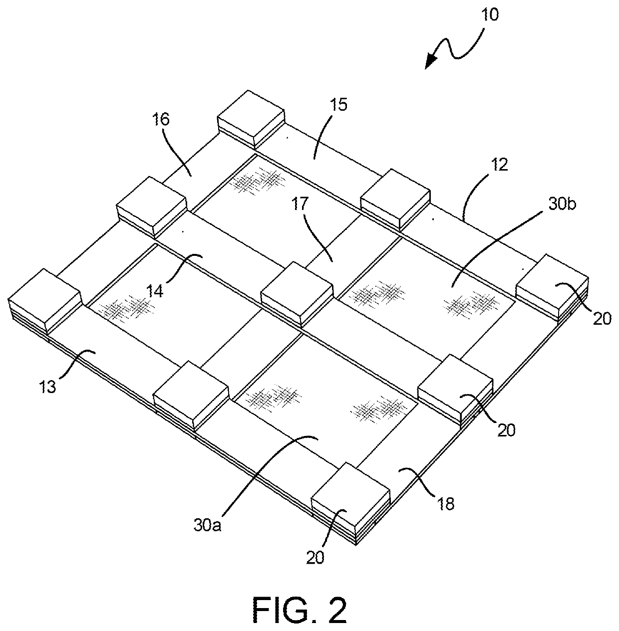 Collapsible reusable pallet