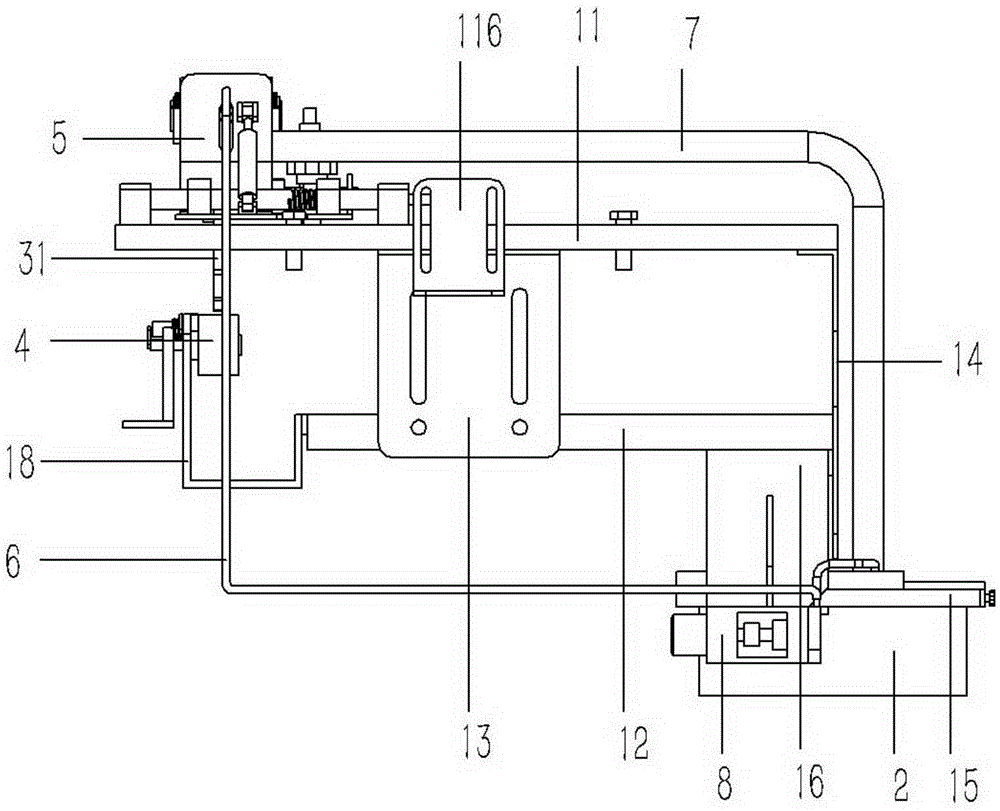 Full-automatic edge gumming device of tentering and setting machine