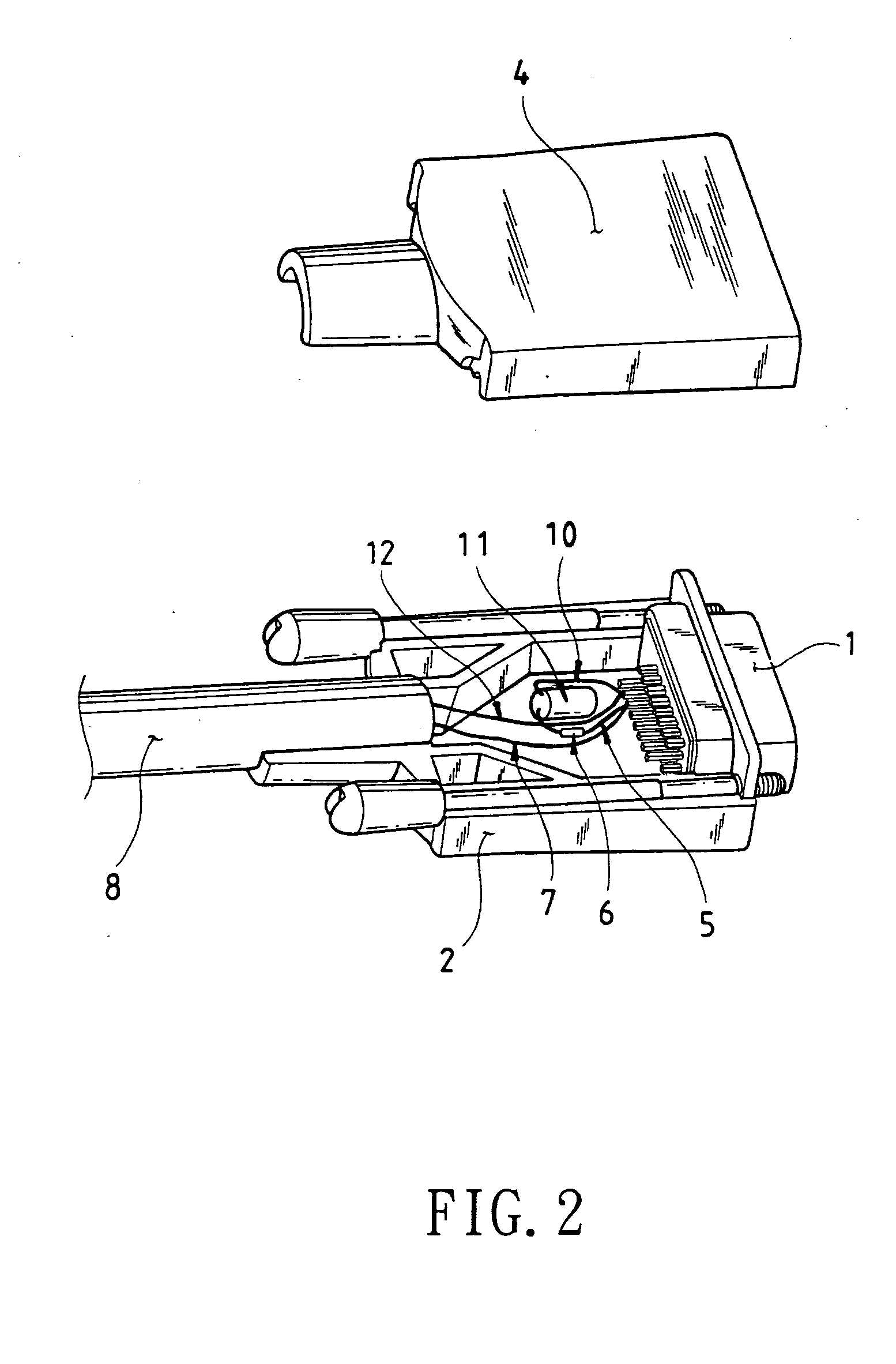 Conduction state indicating connector