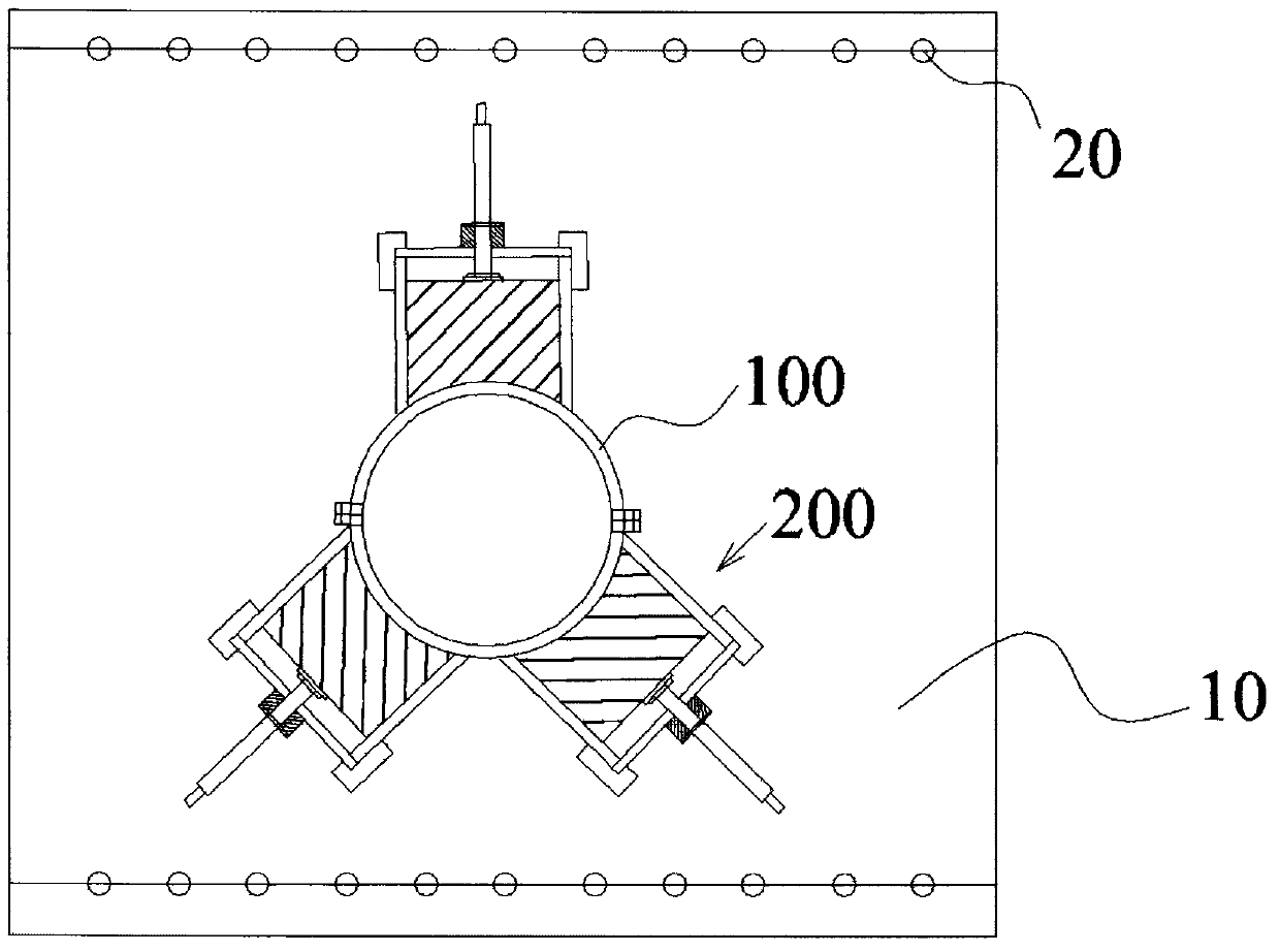 Stirring bracket