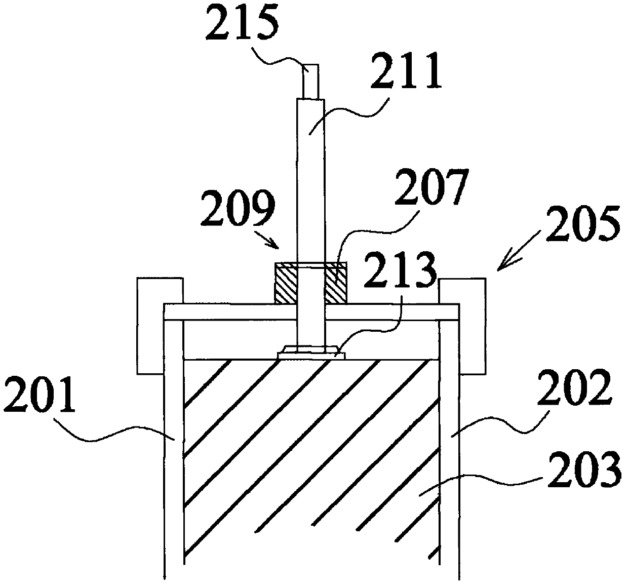 Stirring bracket