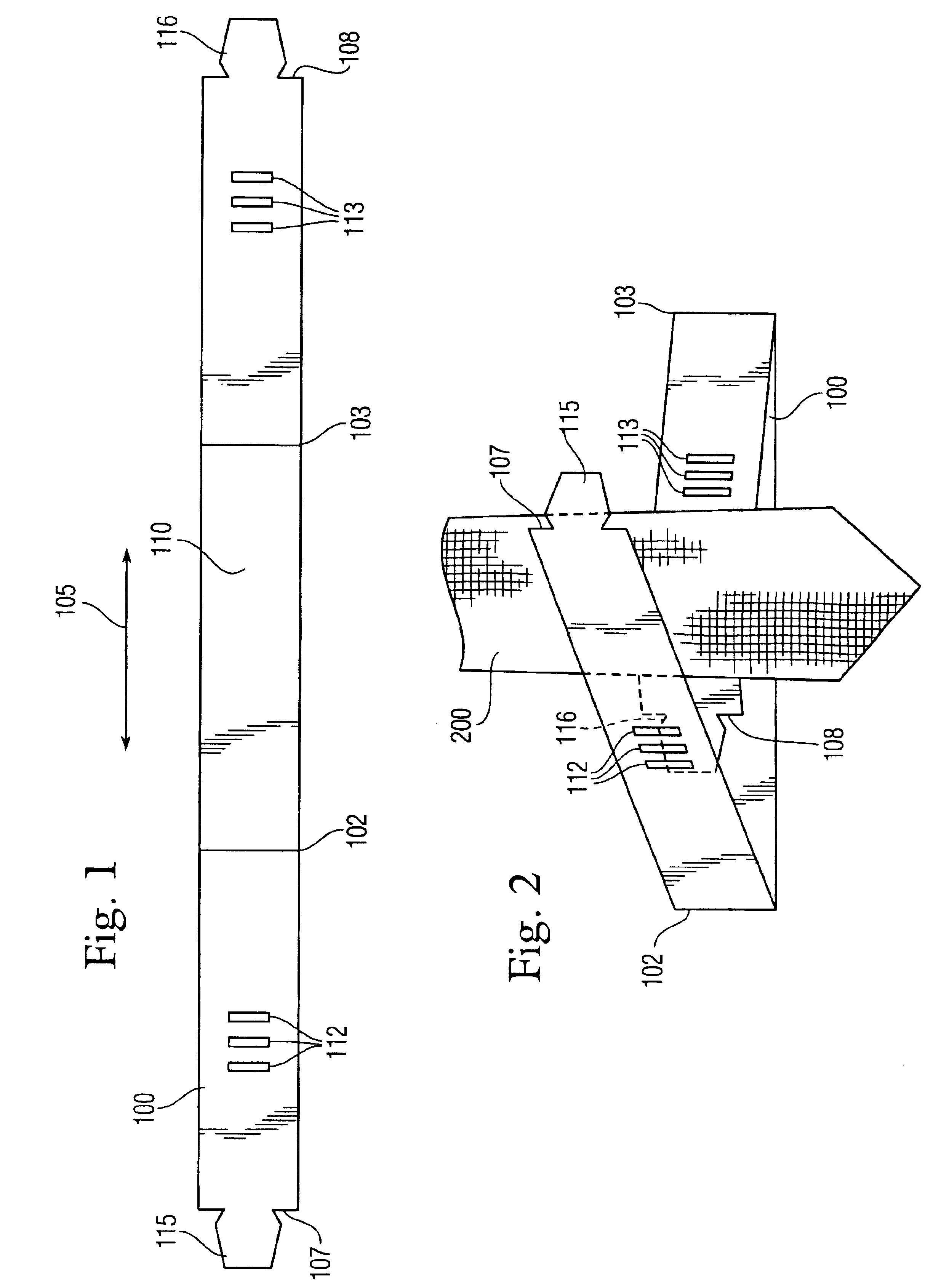 Retail display strap for securing a tie to a shirt