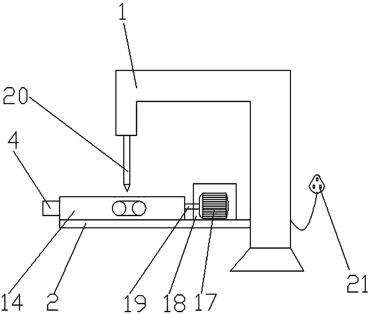 Welding robot capable of preventing workpiece from shifting