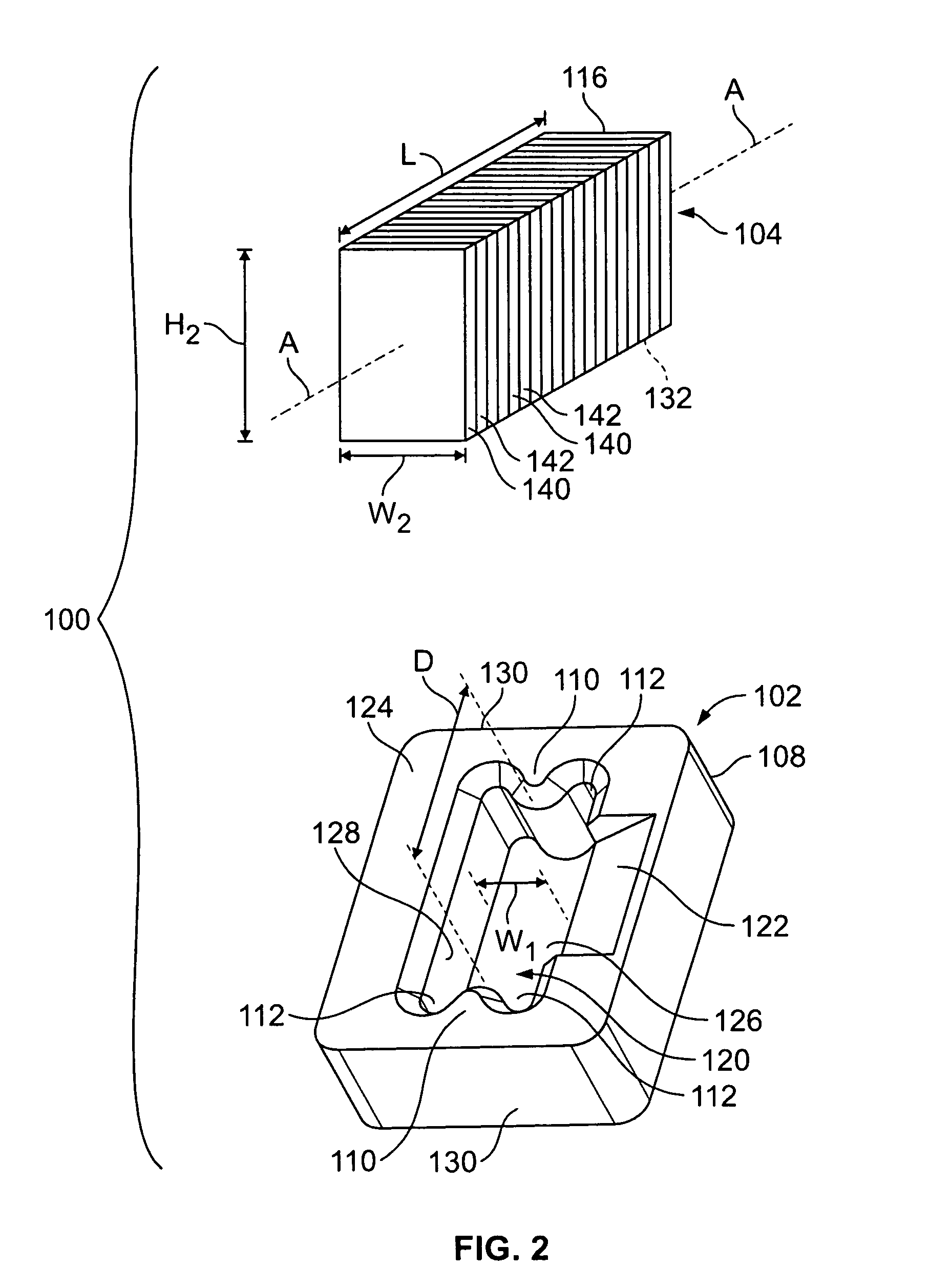 Bonded elastomeric connector