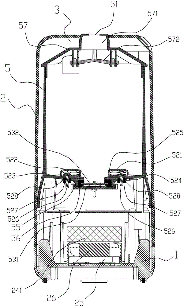 Hydrogen-rich hydrogen water atomization device