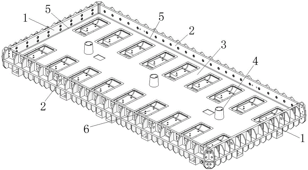 Ballastless track board mould and track board demoulding method