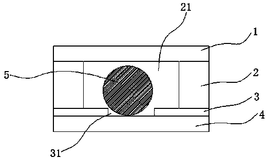 Patch type inclined ball switch and integrated pressing production process thereof