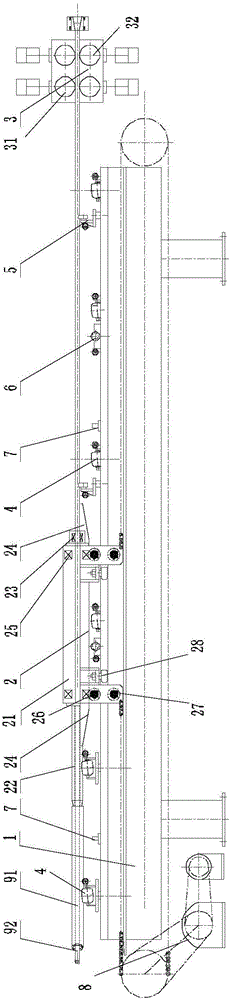 Feeding device for rolling mill