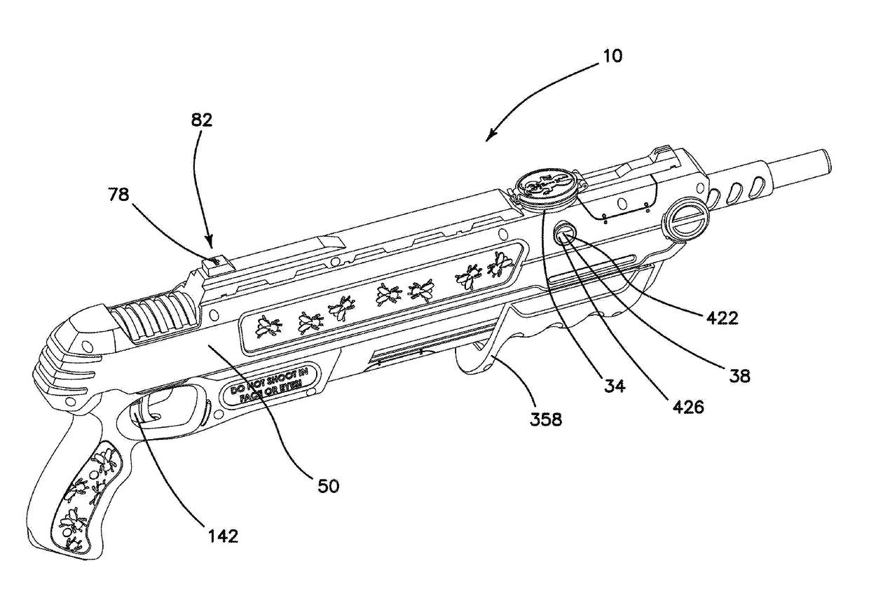 Bug killing gun