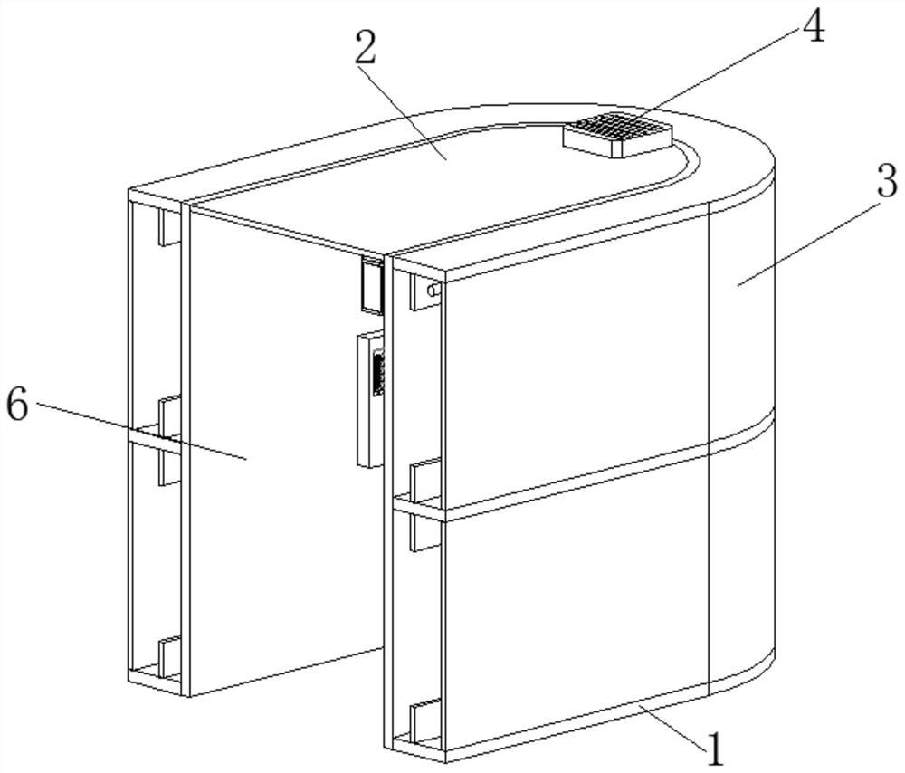 U-shaped intelligent shower device and control system thereof