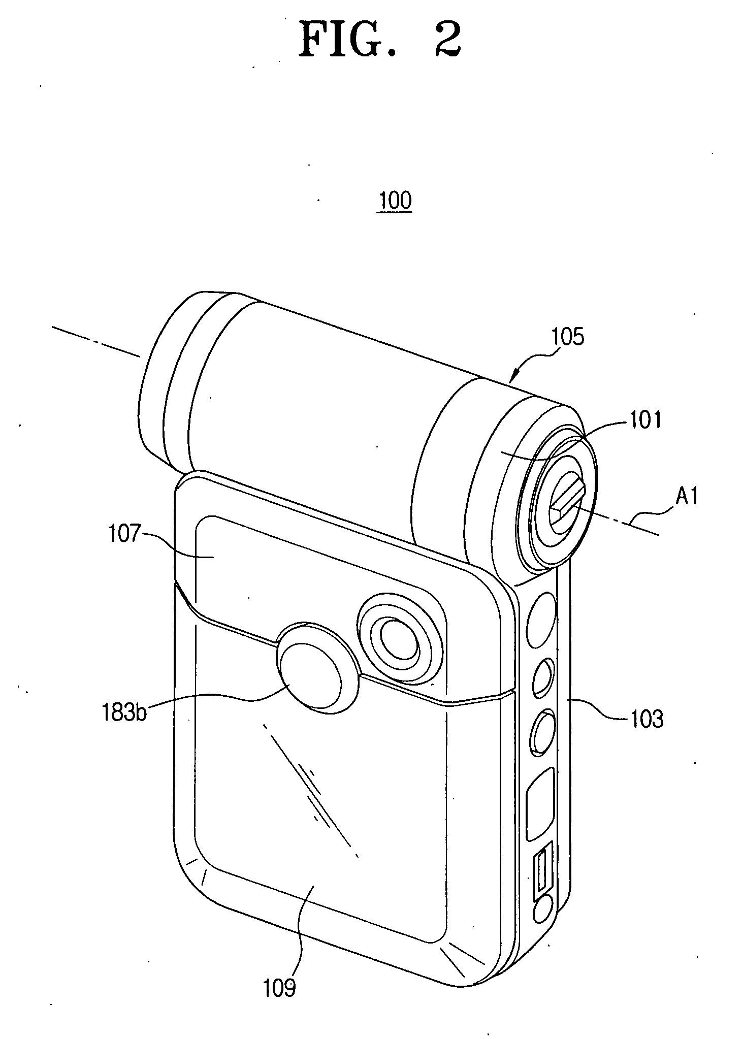 Portable electronic device having triaxial hinge structure