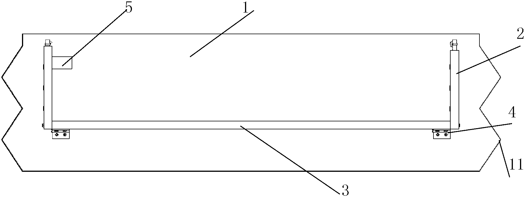 Window-plate type alarming rail and manufacturing method thereof