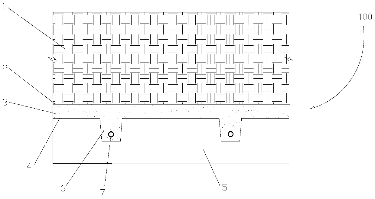 Overflowing-pipe-containing saline-alkali region water resource collecting and utilizing system