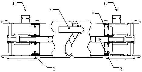 Dosing-free online cleaning method and device of reverse osmosis system