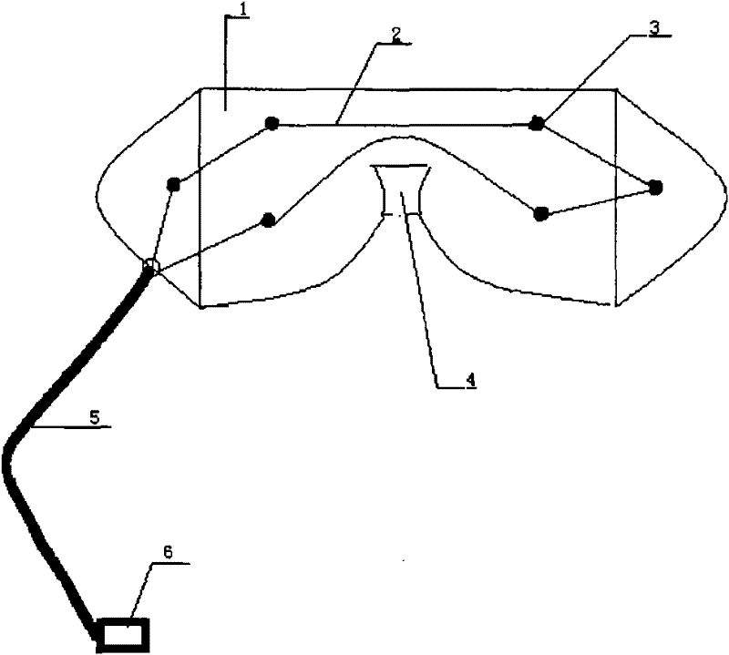 Electric-control microvibration eye point massager