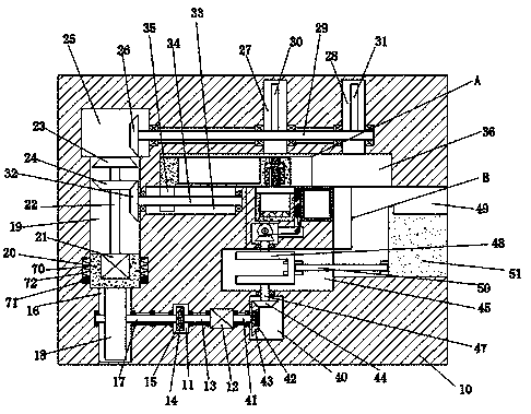 Injection-molding mold lateral parting forced demoulding mechanism scheme