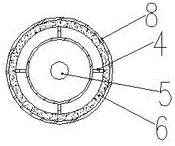 Micro adjustable steel inner pile sleeved pile and construction method thereof