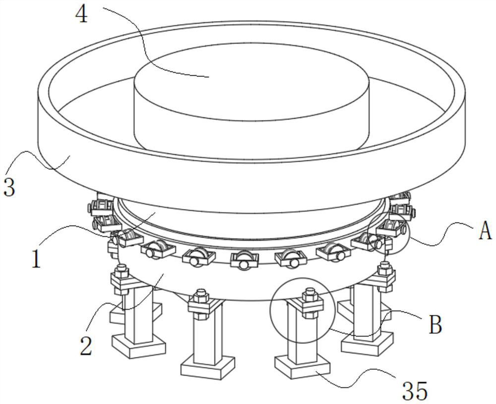 Annular soil contact test device