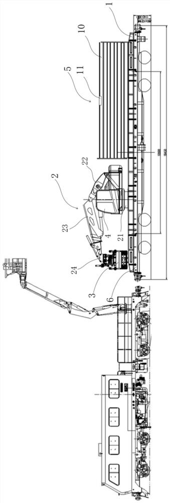 Intelligent arm operation vehicle set for contact net strut assembly and operation method