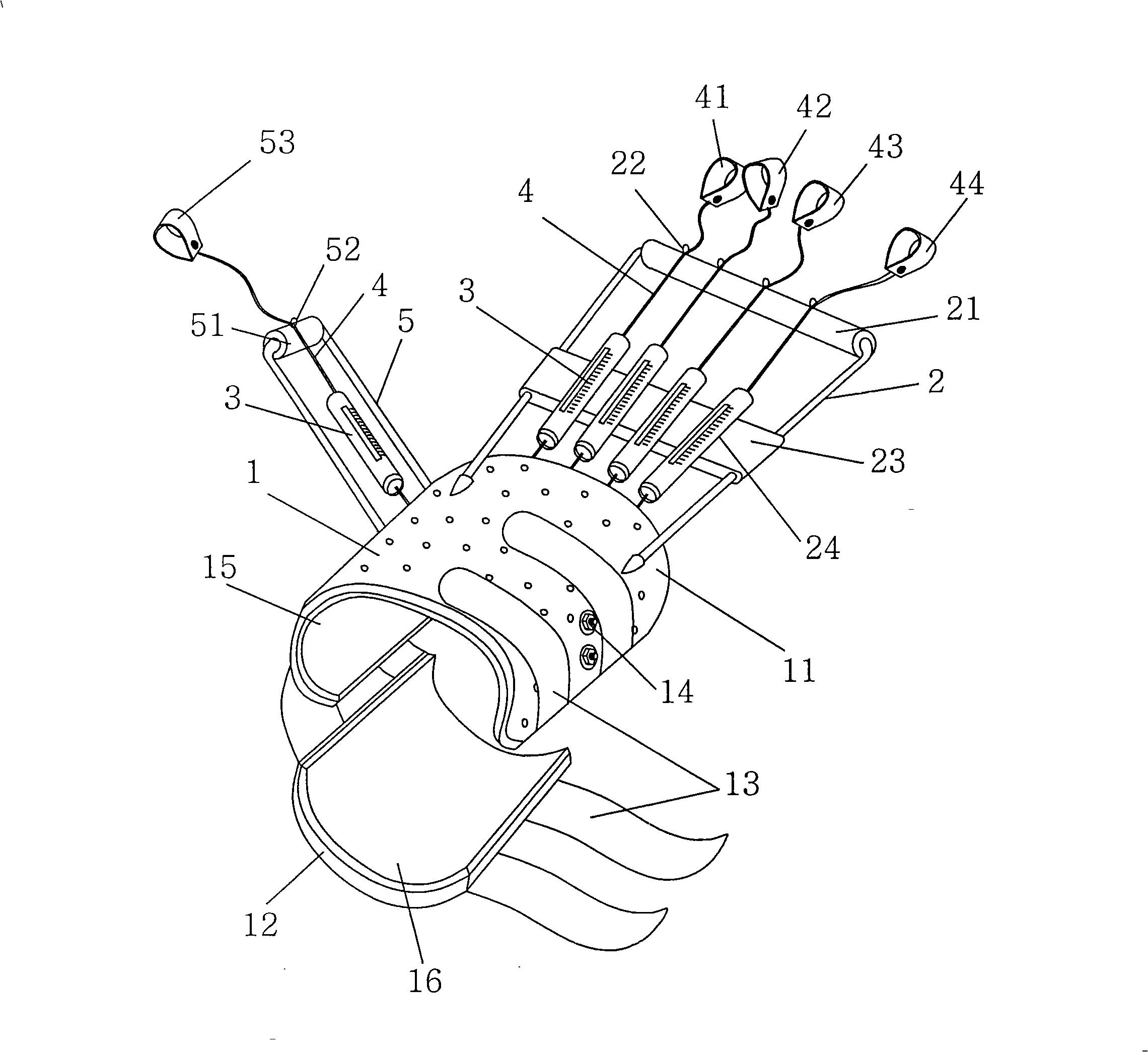 Wrist joints, finger joints mobility metering orthotic device