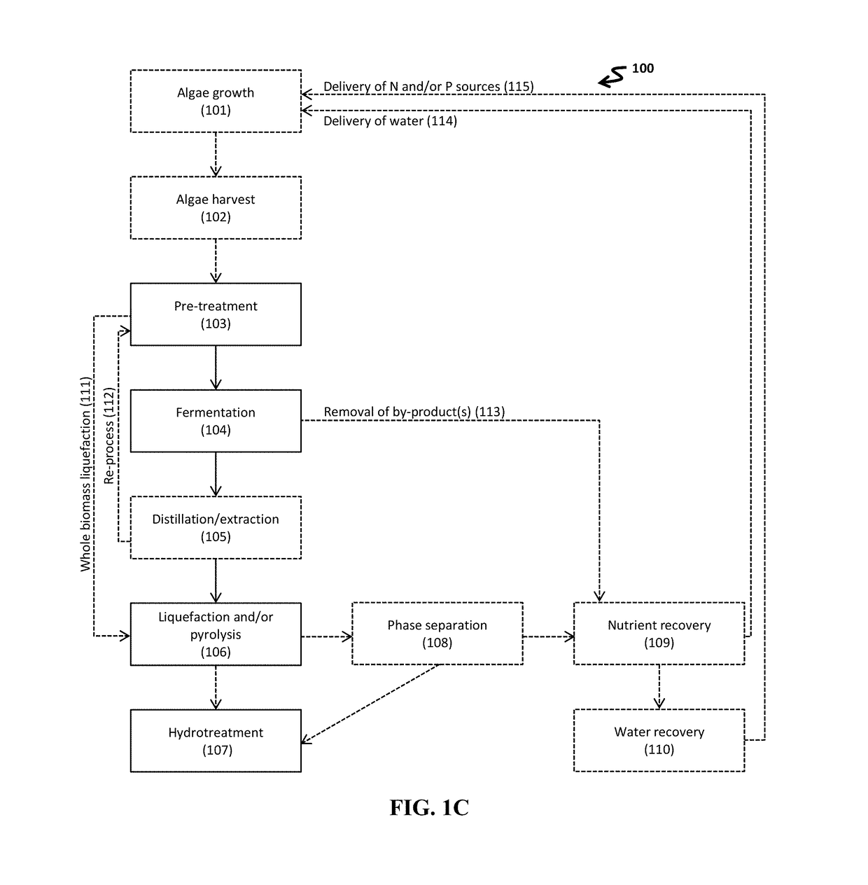 Tandem biochemical and thermochemical conversion of algal biomass