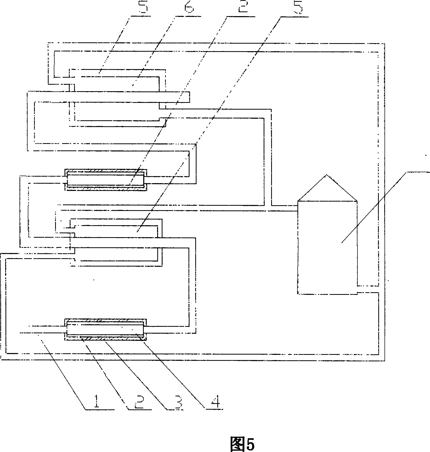 Device for eliminating aflatoxin