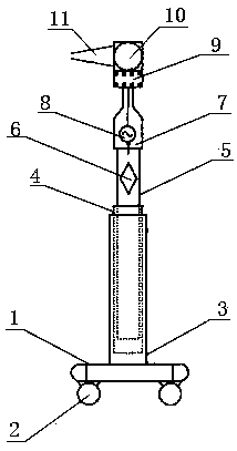 Power-on dust removal device