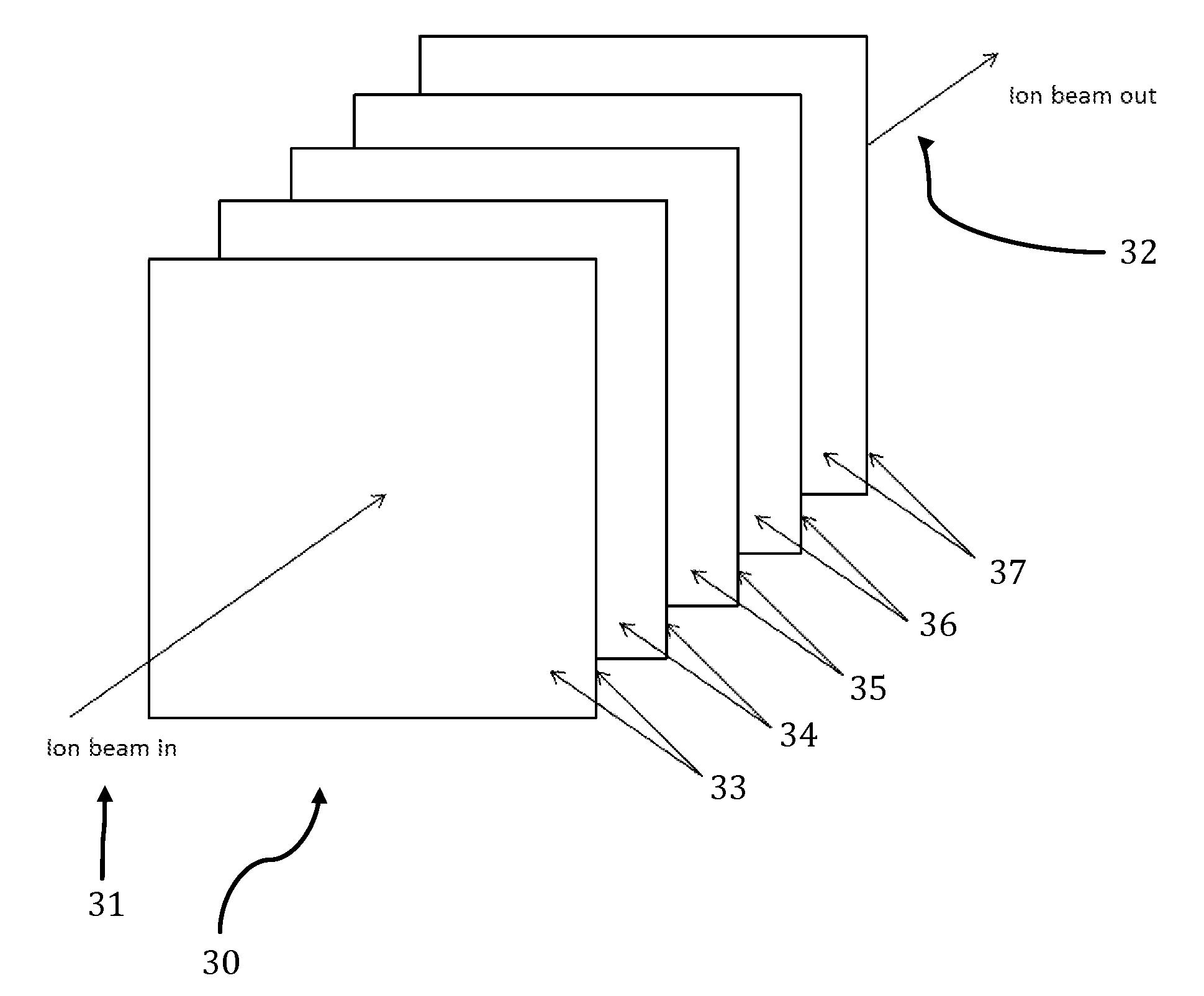 Method and Apparatus for Monitoring a Charged Particle Beam