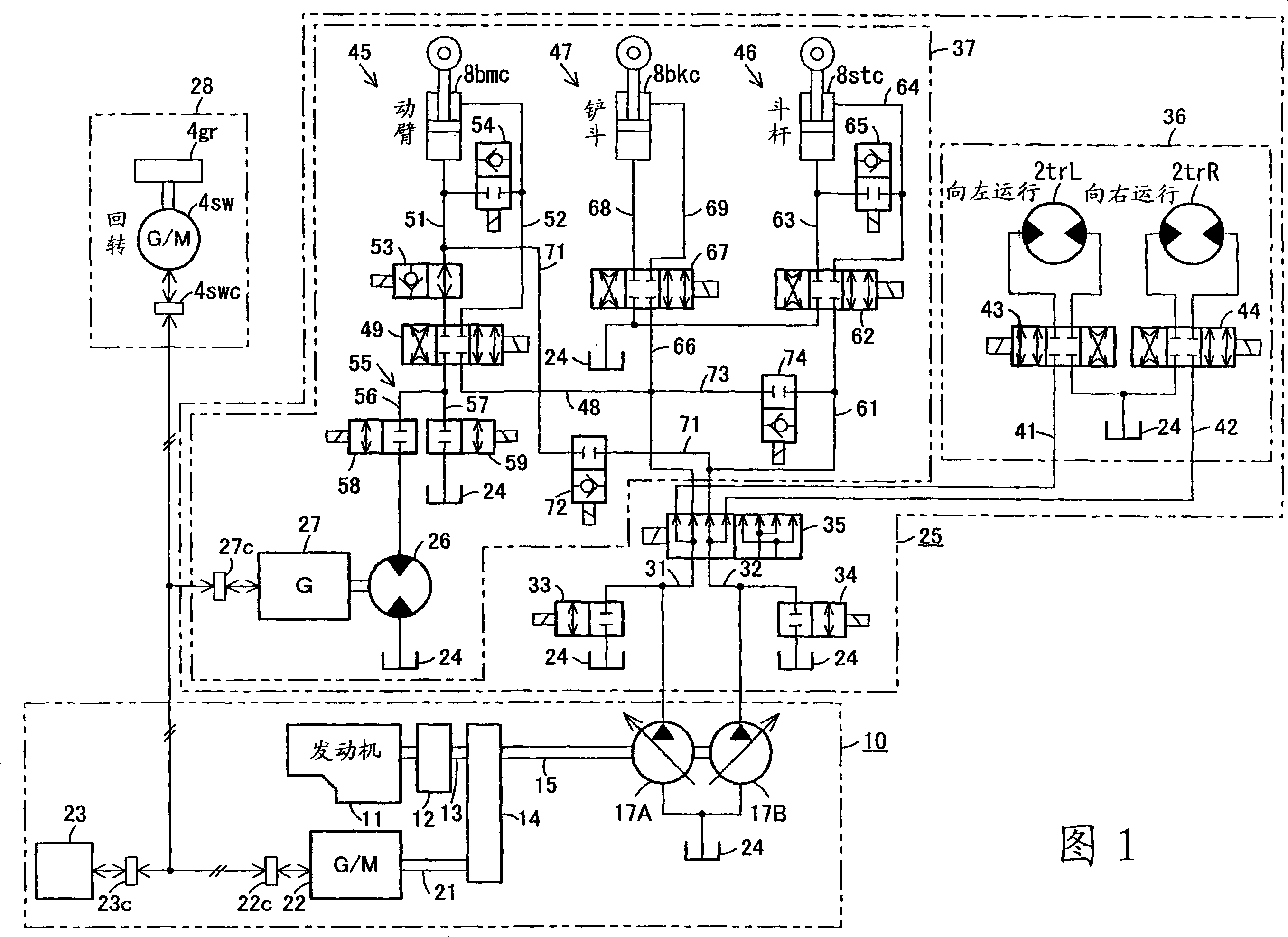 Fluid pressure circuit, energy recovery device, and fluid pressure recovery circuit for working machine