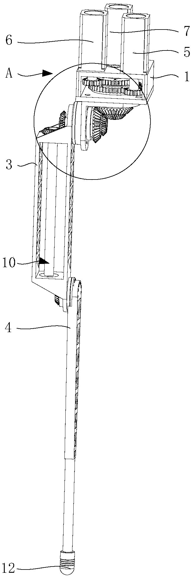 Mechanical leg structure and foot-type robot