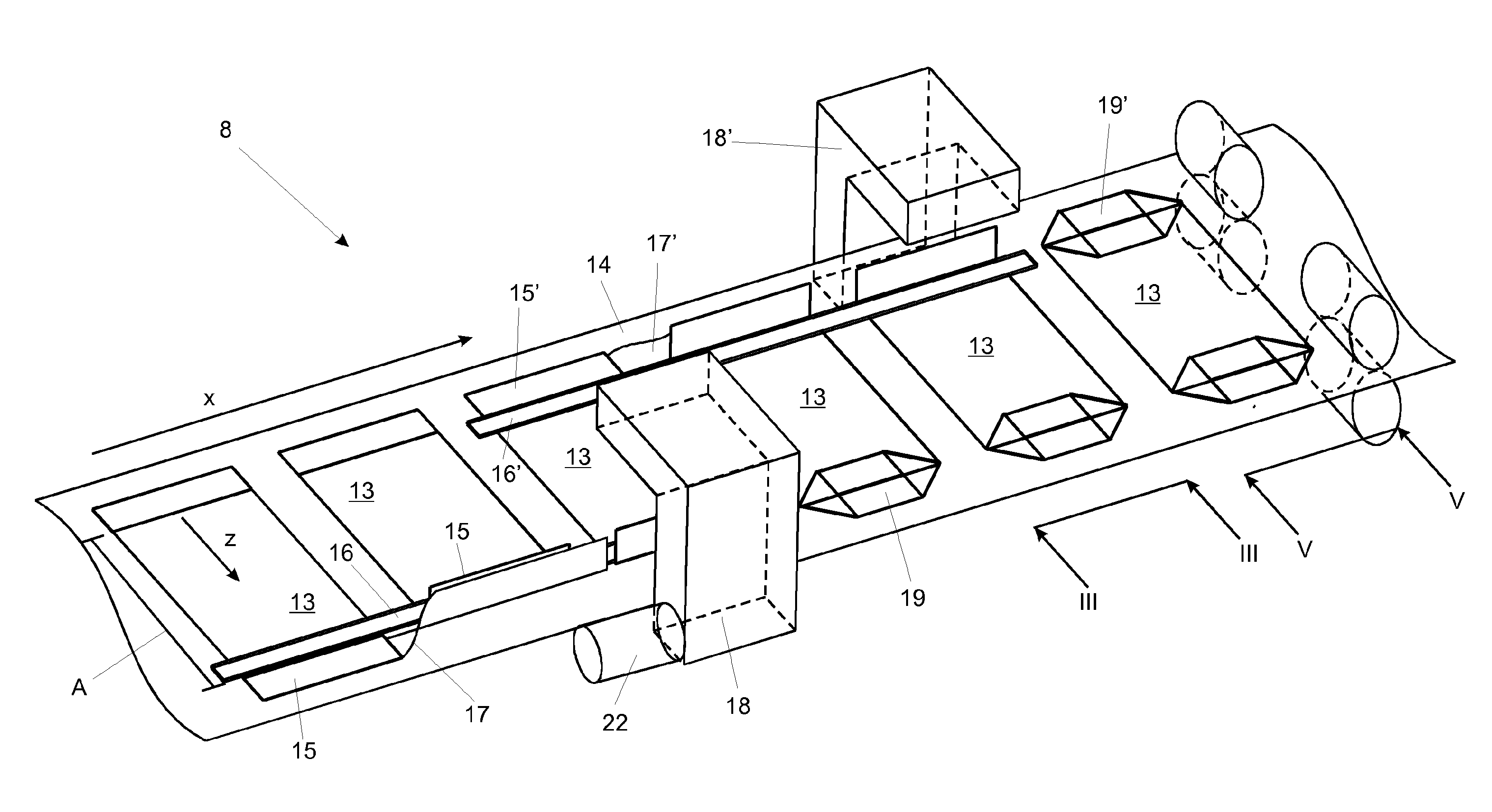 Device and method for producing bags