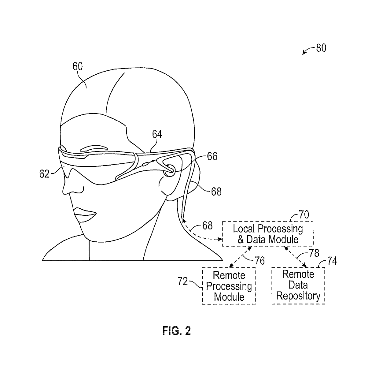 Display system with optical elements for in-coupling multiplexed light streams