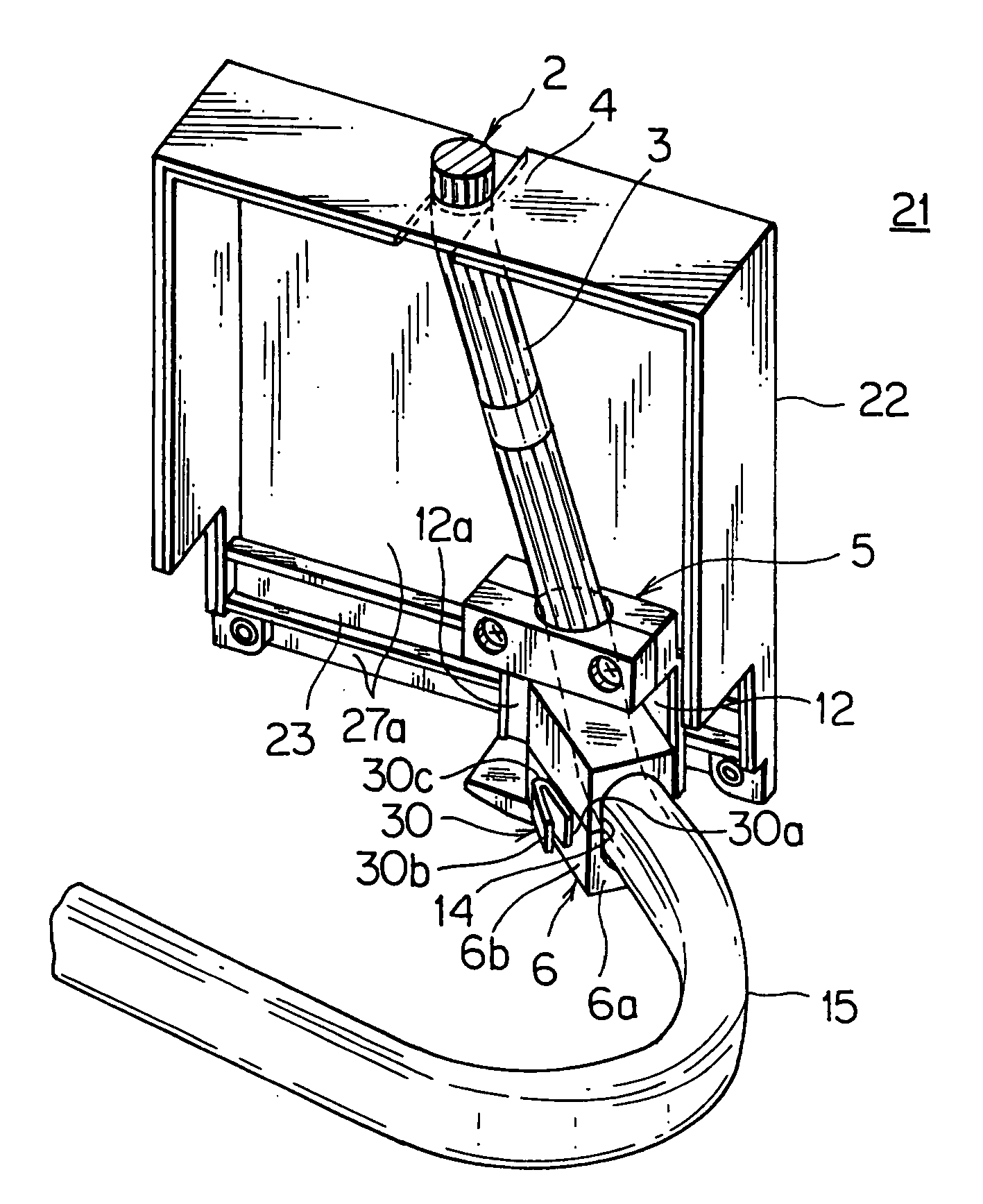 Harness structure for a sliding door